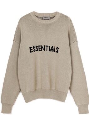 Fear of God Essentials Knit Linen Pullover Sweater Medium